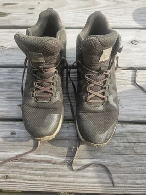 Merrell Siren 3 Mid Waterproof Hiking Boots Women’s Size 8 Vibram Trail Shoes